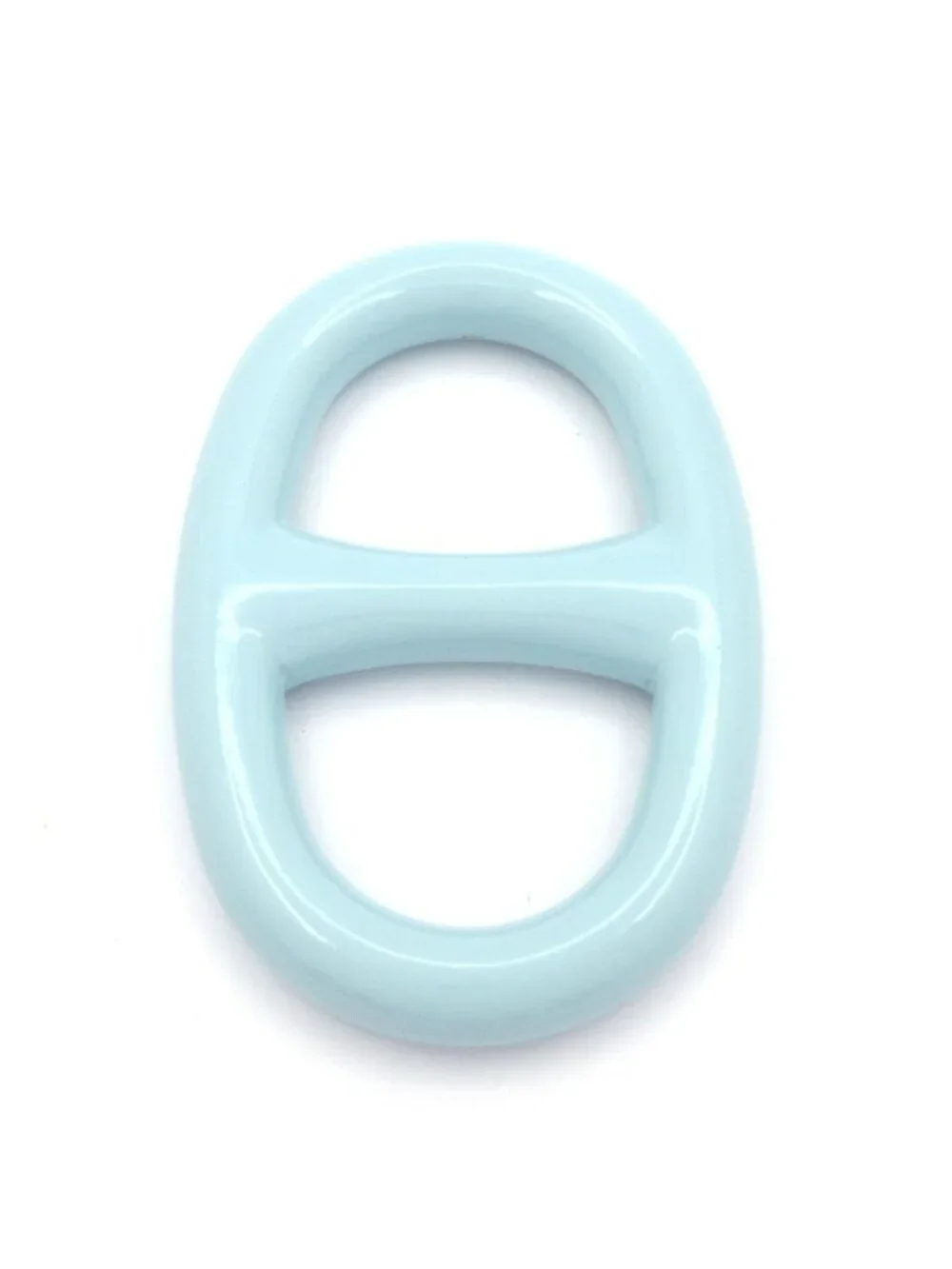 Hermes Scarf Ring Chaine D'ancre Light Blue
